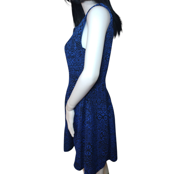 Emerald Sundae Womens Sleeveless Summer Fit and Flare Skater Dress Blue Large - Picture 7 of 15